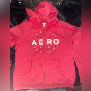 Aeropostale red hoodie size Medium